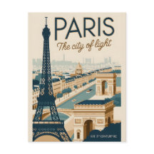 Vintage Eiffeltornet Paris Frankrike Retro Resa