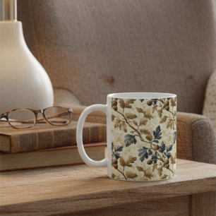 Vintage Ekblad   Elegant Blå och Guld Kaffemugg