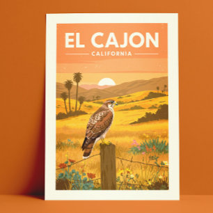 Vintage El Cajon California Vykort