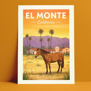 Vintage El Monte California Vykort