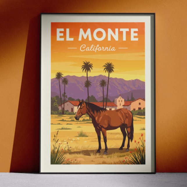 Vintage El Monte Kalifornien Poster (Skapare uppladdad)