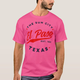 Vintage El Paso Texas Sol City Retro USA 1 T Shirt