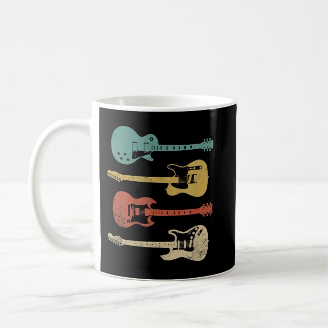 Vintage Electric Guitars Kaffemugg (Vänster)
