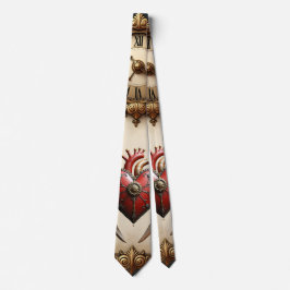 Vintage elegance: an elegant clock and heart. slips