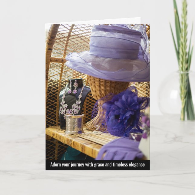 Vintage Elegance Collection Tack Kort (Framsida)