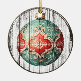 Vintage Elegance - Festive Filigree Ornament