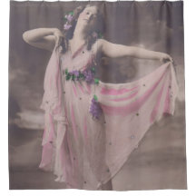 Vintage Elegance in Rosa Blommigt Dress