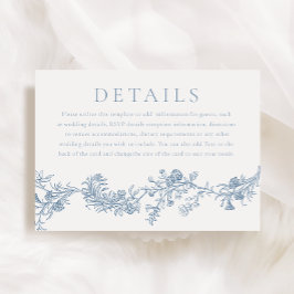 Vintage Elegance: Information om Classic Blommigt  Tilläggskort