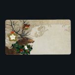 Vintage Elegance jul Hjort Antlers Damask Fraktsedel<br><div class="desc">Matchande etiketter till använda för namn-märken (använda en bra med Sharpie-markör till skriva på dem), dessert- eller huvudskålskyltar för mottagningar eller att skriva ut egna utskicksetiketter på din hemdator för dina inbjudningar. Färgad på vintern, jul, grönt av grisen, burgundröd med benvit och kräm för en lustig palett i färg! Planerar...</div>