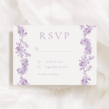 Vintage Elegance: Lavender Lila Blommigt Bröllop