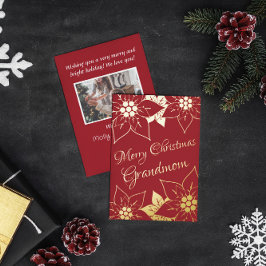 Vintage Elegand Red God jul Grandmamma