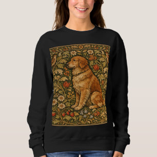 Vintage elegant boho-målning av Golden Retriever T Shirt