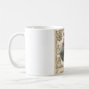 Vintage Elegant Botanisk Blommig Kaffe Mugg
