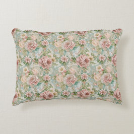 Vintage Elegant Bröllopsdusch Prydnadskudde