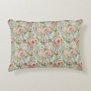 Vintage Elegant Bröllopsdusch Prydnadskudde