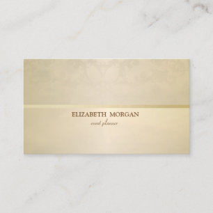 Vintage Elegant, Chic, Blommig Visitkort