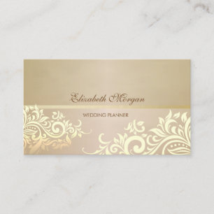 Vintage Elegant, Chic, Spetsarbeten Visitkort