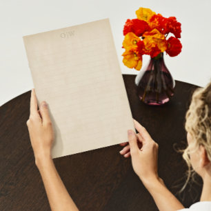 Vintage Elegant Gammal Papper inledande nodd Brev