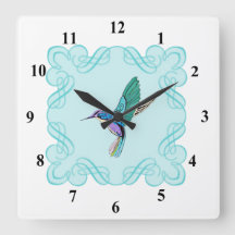 Vintage Elegant Hummingbird