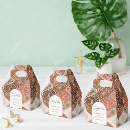 Vintage Elegant Nikkah Islamic Bröllop Tack Presentaskar
