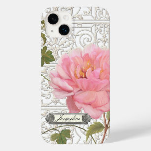 Vintage Elegant Snyggt Peony Flower Personlig