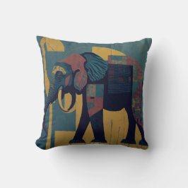 vintage elephant 2 kudde