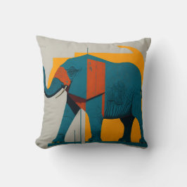 vintage elephant 3 kudde