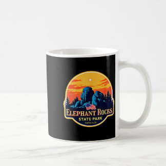 Vintage Elephant Rocks State Park, Missouri Natur Kaffemugg