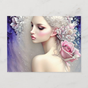 Vintage Elfenbenskustens Ro utspridda Silver och d Vykort