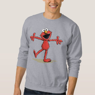 Vintage Elmo Lång Ärmad Tröja