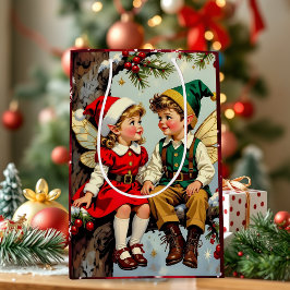 Vintage Elven Fairy Children Christmas