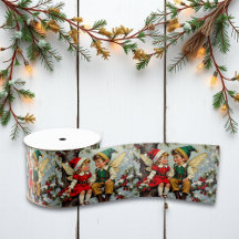 Vintage Elven Fairy Children Christmas