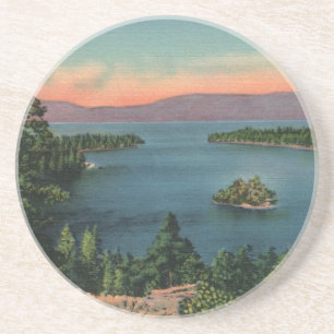 Vintage Emerald Bay Sjö Tahoe Underlägg