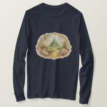 Vintage Emerald Slott Långärmad T-Shirt