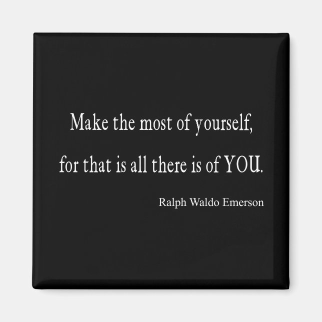 Vintage Emerson-inspirationsoffert - Anpassade Magnet (Framsidan)