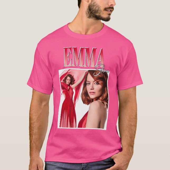 Vintage Emma Stone T Shirt (Framsida)