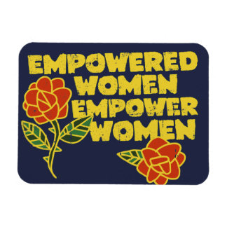 Vintage Empowered Women Empower Women Feministisk Magnet