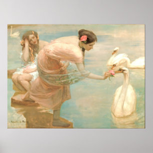 Vintage "En sommarmorgon" av Rupert Bunny Poster