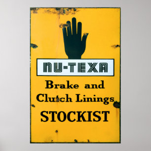 Vintage Enamel-tecken. Poster