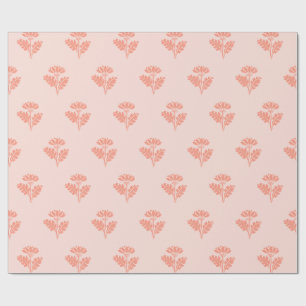 Vintage Engelska Land Cottage Blommönster Presentpapper