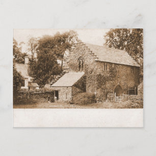 Vintage England, Hawkeshead, The Hall före 1904 Vykort