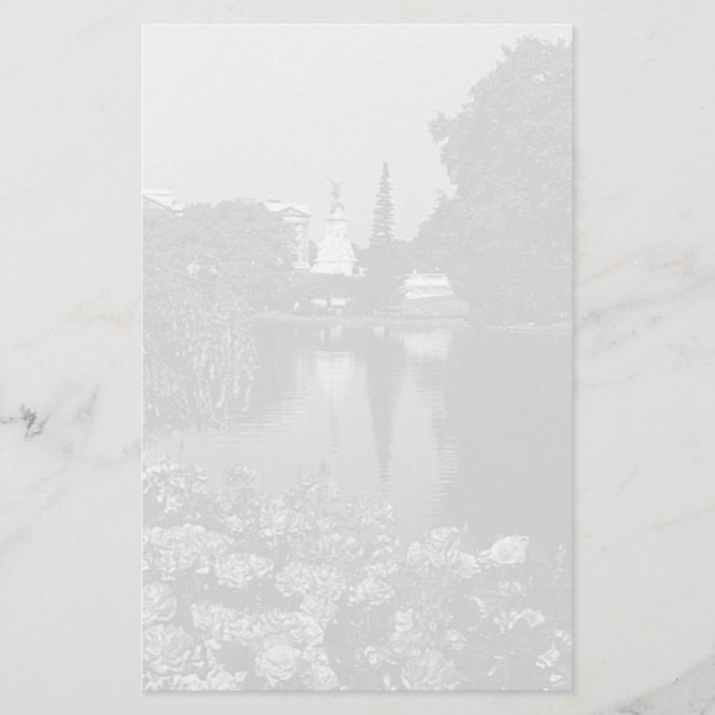 Vintage England London Buckingham St James Park Brevpapper (Framsida)