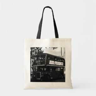 Vintage England London dubbla decker buss Tygkasse