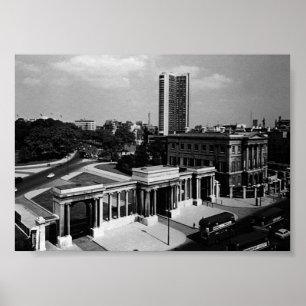 Vintage England London Hyde Park-hörnet Hilton Poster