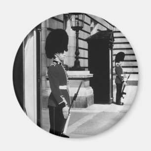 Vintage England London sentry i Buckingham Magnet