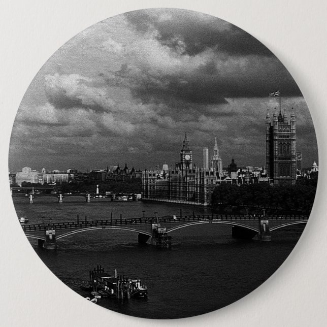 Vintage England London The River Thames 1970 Knapp (Framsida)