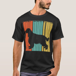 Vintage English Cocker Spain hund Pullover T Shirt