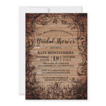 Vintage Engraved Wood Rustic Möhippa