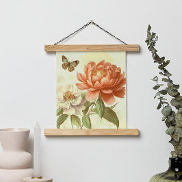VINTAGE ENKEL BLOMMIGT MED SMÖJLIGHET POSTER