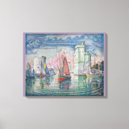Vintage Entrée du port de la Rochelle Paul Signac Canvastryck